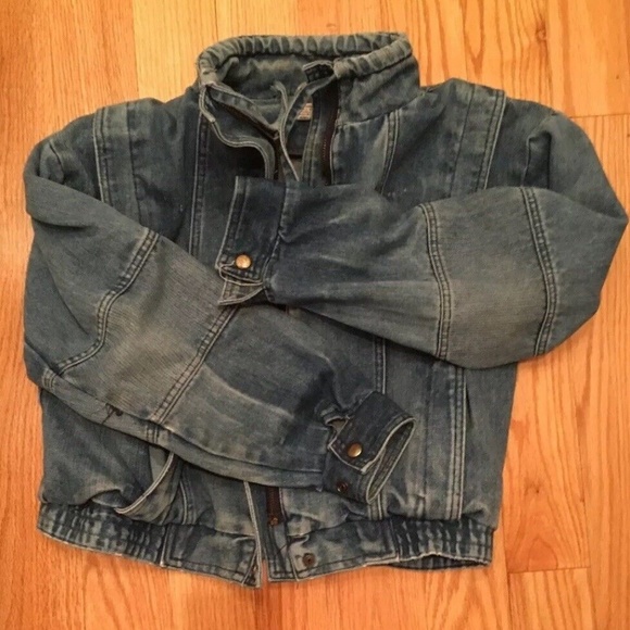 jean snobs!! -made in Macau- Men’s Small VINTAGE 1980s Denim Jean Jacket - Picture 9 of 10